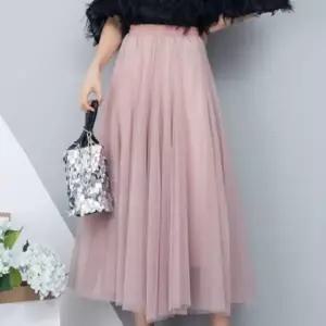 [하프클럽/]여성 우아한 스타일 여리핏 쉬폰 롱스커트