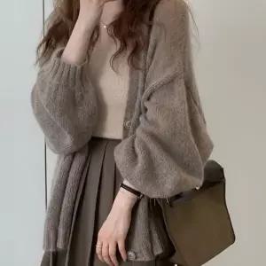 [하프클럽/]여성 여리핏 루즈핏 데일리 가디건