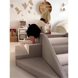 미끄럼틀 실내 놀이터 쿠션 가정용 놀이 계단 정글짐 감각