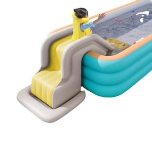 수영풀 미끄럼틀 워터슬라이드 베란다 튜브식 야외 에어바운스 놀이터 풀장