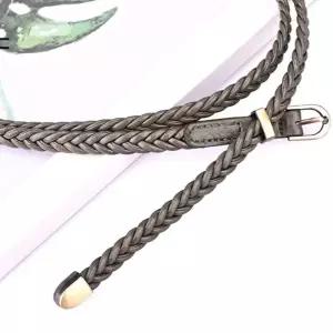 얇은 벨트 슬림벨트 꽈배기 원피스 여성 벨트 데일리 허리띠 패션 악세사리 캐주얼 바지 정장