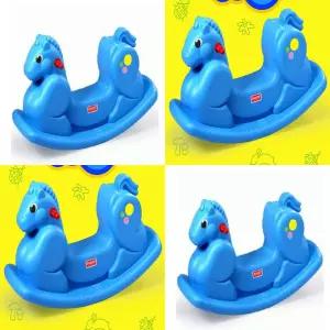 파랑 유아흔들목마 애기목마 유아목마 아기흔들목마 아기흔들말 유아흔들말