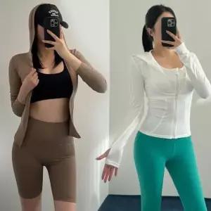 [의류] 소프쉐입흐집업 요가자켓 운동복 트레이닝상의 긴팔