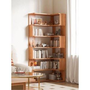 코너 책장 만화책장 나무 틈새책장 앨범 낮은책장 철제 조립식 4단 사무실