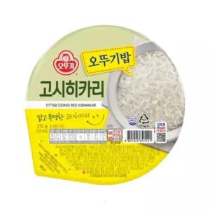 오뚜기밥210g 햇반210g 고시히카리밥 12개입