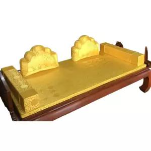 전통 보료 세트 오색모빌 전통보료 베개 왕실 인테리어 황실 등받이 이불 궁중 시트 방석