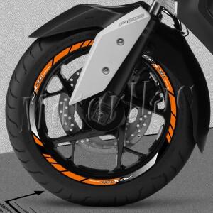 반사 바이크 오토바이 휠 스티커 스쿠터 림 데칼 스트라이프 테이프 악세사리 방수 PCX 160 pcx160 2023