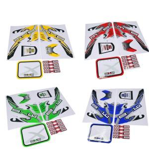 더트 바이크 데칼 스티커 바이크 오토바이 악세사리 모토크로스 CRF50 파스터 레드 블루 옐로우 그린