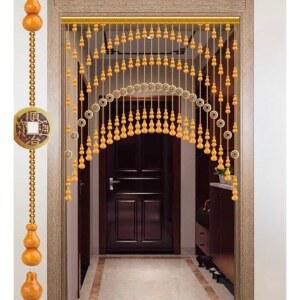 구슬커튼 중국집 문발 복숭아 비즈발 중국식 커튼 입구 복숭아나무 1 2 4m 현관문