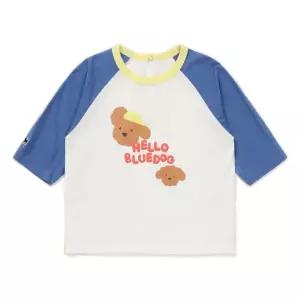 [블루독베이비] 26SS신상(BL) 헬로우 도기 7부 티셔츠 A (4631433101)