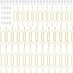 누에넨 36개 보이지 않는 플레이트 걸이 골동품 예술을 위한 144개의 팁 프로텍터가 있는 6810인치