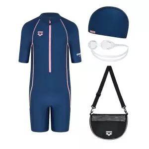 매장정품 ARENA 아레나 여아동 생존수영 킥앤풀 3부 반신슈트 키트( A5SG1KG03)NVY 1109336