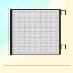[셀러에이드]반려동물 울타리 안전망 차단망 무타공 슬라이딩