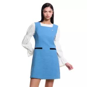 WOMAN 뉴클래식 트위드 원피스 [BLUE] / WBC3L15502