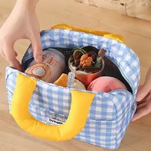 숫자 손잡이 보온 보냉백 도시락 가방 휴대용 피크닉가방