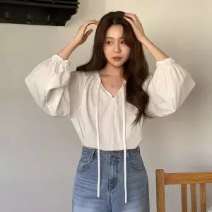 [코코블랑] 이자벨 셔링 블라우스