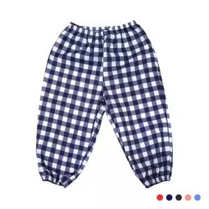 유아동 어린이 우비 레인 비옷 방수바지-체크 갯벌 체험 미술 교실 앞치마