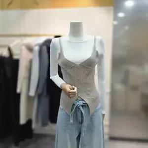 [에고이스트]뷔스티에 포인트 니트 ES1BX004BE_CA