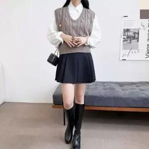 [콩심팥심]조끼 간절기 베스트 코디 정장 캐쥬얼 가을 겨울 여성 등산조끼