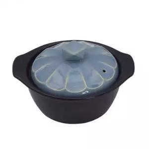 [콩심팥심]14cm 엘린 도자기 뚝배기 직화 냄비 계란찜 내열 튀김냄비 찜냄비