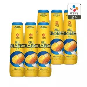 백설 허니머스터드 소스 250g x6개