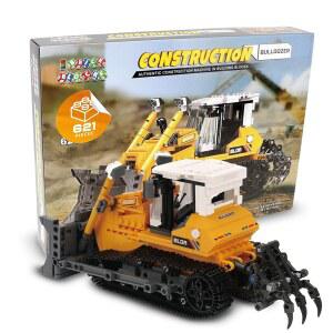 불도저 빌딩 블록 세트 (62pcs 레고 호환 완구)