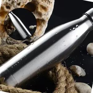 글로 유광 보온병 실버 1L 보냉물병 휴대용보온병