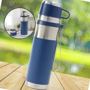 글로 티보틀 보온병 750ml 블루 예쁜보온병 보냉보온