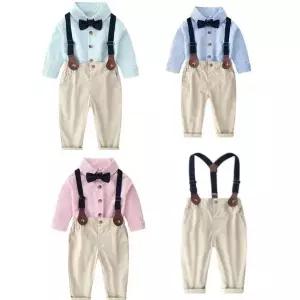 팜므 남아 유아 아기정장 돌잔치 백일 찰리보타이 봄가을 정장세트설날