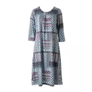 [갤러리아] 여/와코루 폴리스판 기하학나염 가운(원피스)(WGN375W)