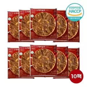 [NS홈쇼핑][하영이네수제떡갈비] 전주 맛집 매콤 수제 떡갈비 (120g x 10팩)..[35286912]