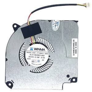 WINMA 모델용 교체 노트북 GPU 냉각 선풍기  EGC-77100V1-0AH 6-31-NH5E2-202 DC5V 2.5W 0.5A NH60EA-VGA