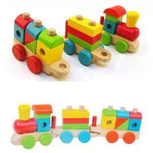 원목기차놀이 원목 기차 놀이 블록 교구 영아 장난감 어린이집 완구