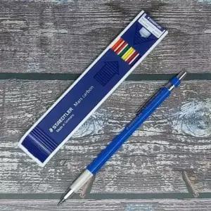 수입필기구 스테들러 연필식 샤프펜슬/홀더펜+컬러심 Mix 2.0mm