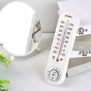 채난계 벽걸이 아날로그 온습도계 1개