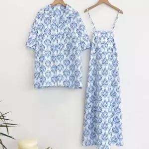 휴양지 커플룩 남자 셔츠 여성 원피스 시밀러룩 바캉스커플룩 여름커플시밀러룩