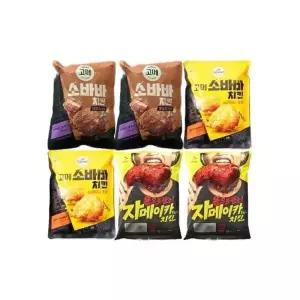 고메 소바바 치킨 마쏘킥 순살+소이허니 순살+자메이카 총 6개