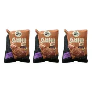 CJ제일제당 냉동 고메 소바바 치킨 마쏘킥 순살 375g 3개