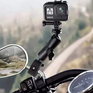 오토바이 핸들바 볼헤드 거치대 조명 라이트 카메라 부품 삼각대 미니 플레이트