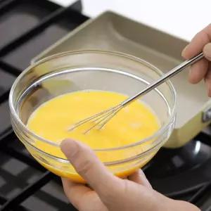 미니 휘핑기 스텐 거품기 계란 일본 2P 올원통형 이유식 수동 우유 머들러