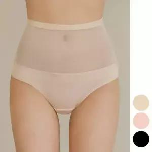 엘라운지 하이웨스트 메쉬 복부 보정 여성 똥배 거들팬티