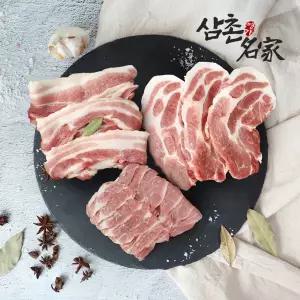 [롯데백화점]삼촌밥먹자 부드러운 육즙 한돈 구이세트 2호(삼겹살+목살+가브리살)