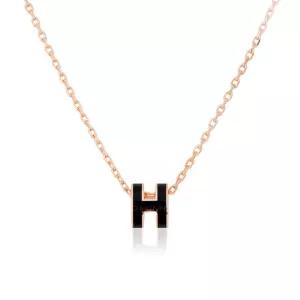 (당일출고)(선물포장)  목걸이 POP-H MINI 미니팝아슈 블랙+로즈골드