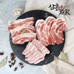 [롯데백화점]삼촌밥먹자 부드러운 육즙 한돈 구이세트 1호(삼겹살+목살+항정살)