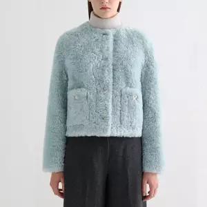 에코 퍼 라운드 자켓 SWUJKO42040