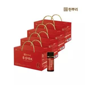 [CJ공식] 한뿌리 홍삼대보 10병 4박스 311504