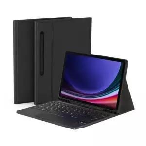 데이웍스 갤럭시탭 S10FE S9FE S9 블루투스 터치패드 키보드 북커버 케이스 S펜 수납