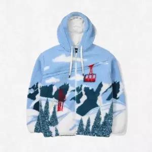 [휠라] 그래픽 플리스자켓 FS2PLF4111X_LBU 2525068