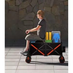 전동웨건 캠핑용 전기 짐수레 라이딩 전동 컴뱃 트레일러