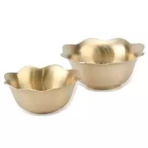 유기 방짜 그릇 놋 팥빙수 유기꽃잎빙수볼 대(18cm)